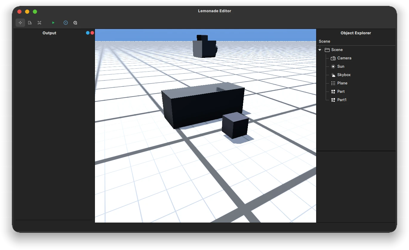 Lemonade editor screenshot
